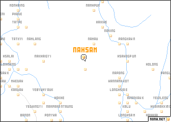 map of Nā Hsam