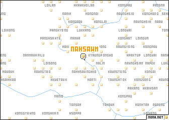 map of Nā-hsawm