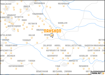 map of Naẖshon