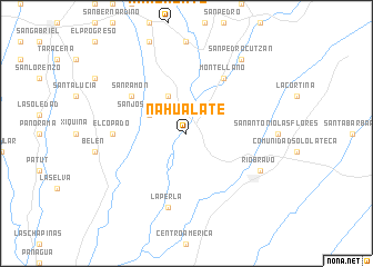 map of Nahualate