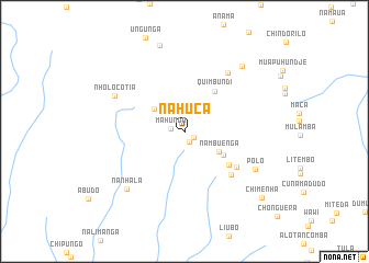 map of Náhuca