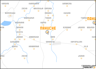 map of Nahuche