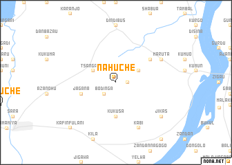 map of Nahuche