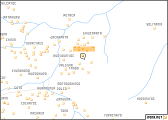 map of Nahuin