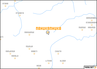 map of Nahukanhuka