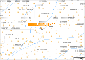 map of Nahulawāli Bhani