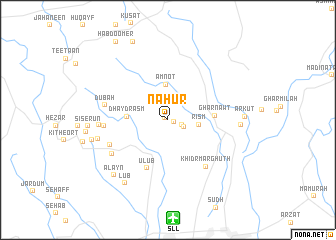 map of Nahūr