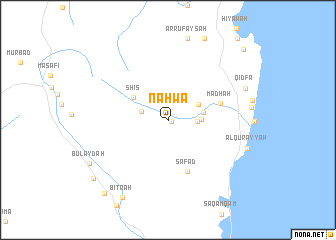 map of Nahwá