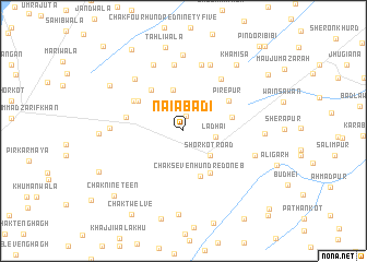 map of Nai Ābādi