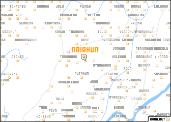 map of Naiahun