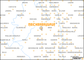 map of Naicha Māmudpur