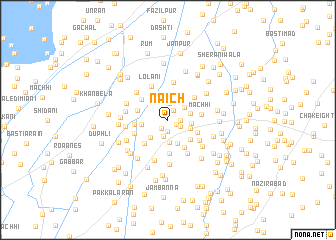 map of Naich