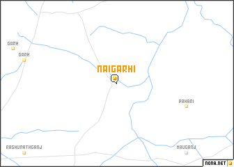 map of Naigarhī