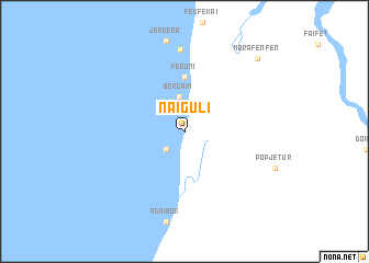 map of Naiguli