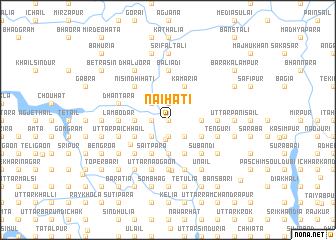 map of Naihāti