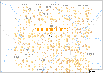 map of Naikhāna Chhota