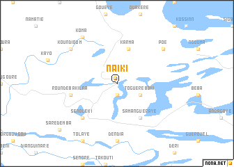 map of Naïki