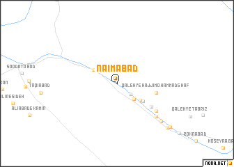 map of Na‘īmābād