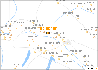 map of Na‘īmābād
