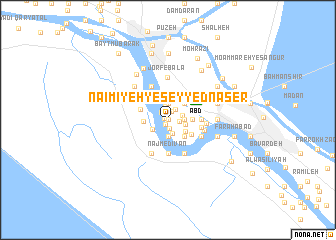 map of Na‘īmīyeh-ye Seyyed Nāşer