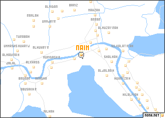 map of Na‘īm