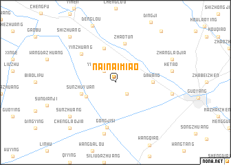 map of Nainaimiao