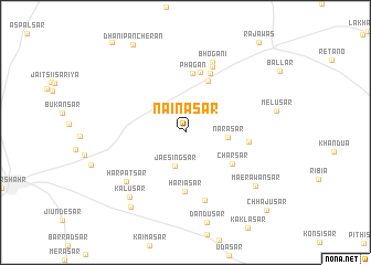 map of Naināsar