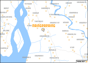 map of Naingparaing