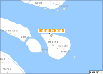 map of Nainiuchang