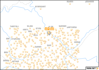 map of Naini