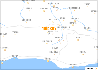 map of Naipköy