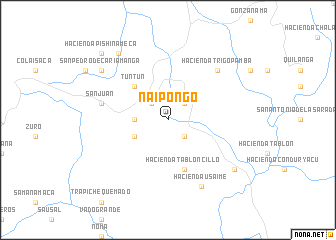 map of Naipongo