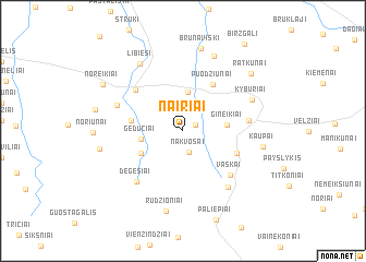 map of Nairiai