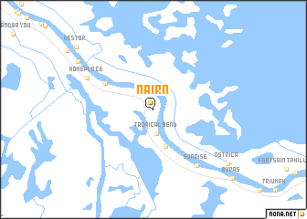 map of Nairn