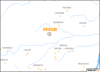 map of Nairubi