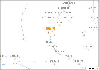 map of Naispí