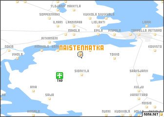 map of Naistenmatka