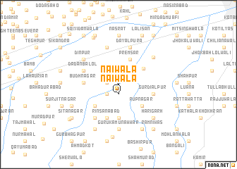 map of Nāiwāla