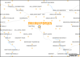 map of Naix-aux-Forges