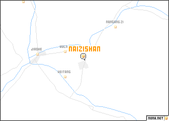 map of Naizishan