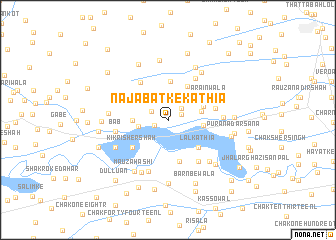 map of Najābat ke Kāthia