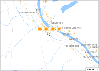 map of Naj‘ Abū Badr