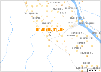 map of Naj‘ Abū Laylah