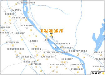 map of Naj‘ ad Dayr