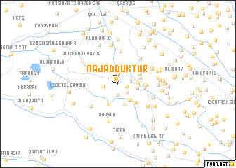 map of Naj‘ ad Dūktūr