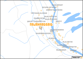 map of Naj‘ Aḩmad Sa‘īd