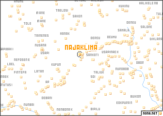 map of Najaklima