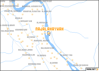 map of Naj‘ al Aḩāywah