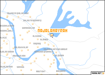 map of Naj‘ al ‘Amāyrah
