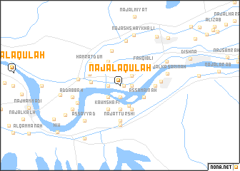 map of Naj‘ al ‘Āqūlah